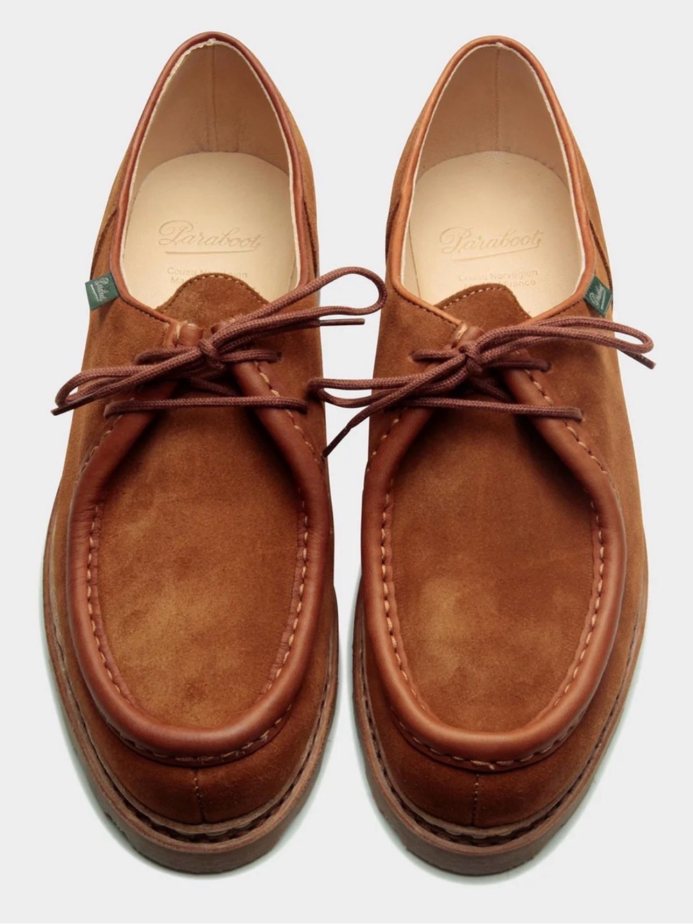 Paraboot Suede Michael Derby Shoe - Picture 2 of 11